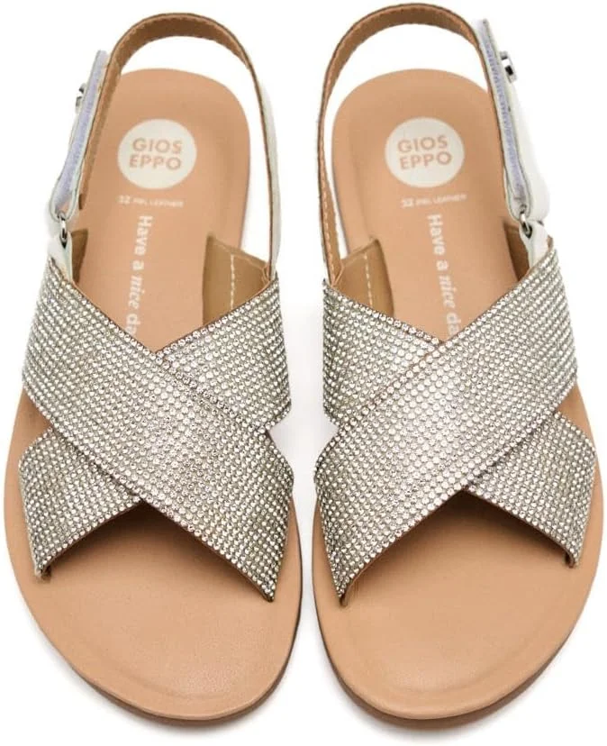 صندل تخت دخترانه جیو زپو مدل آلنا صندل تخت دخترانه جیو زپو مدل آلنا