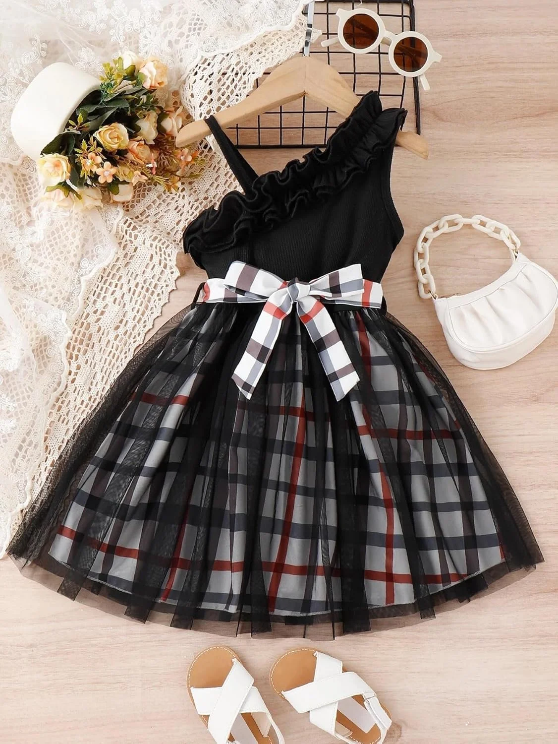 لباس مجلسی دخترانه تگاس مدل KD-316