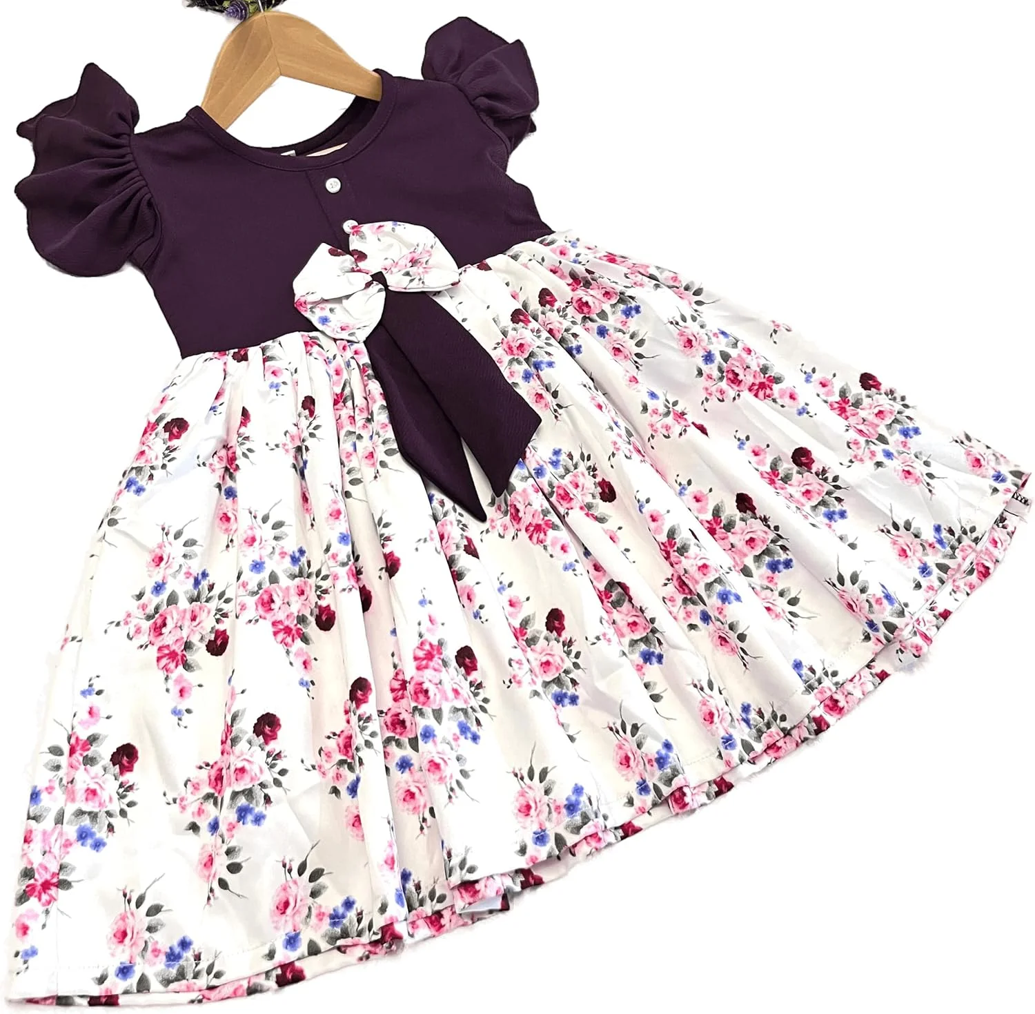 لباس دخترانه بچه گانه مدل KD-1117-16-2001-315 (تک عددی)