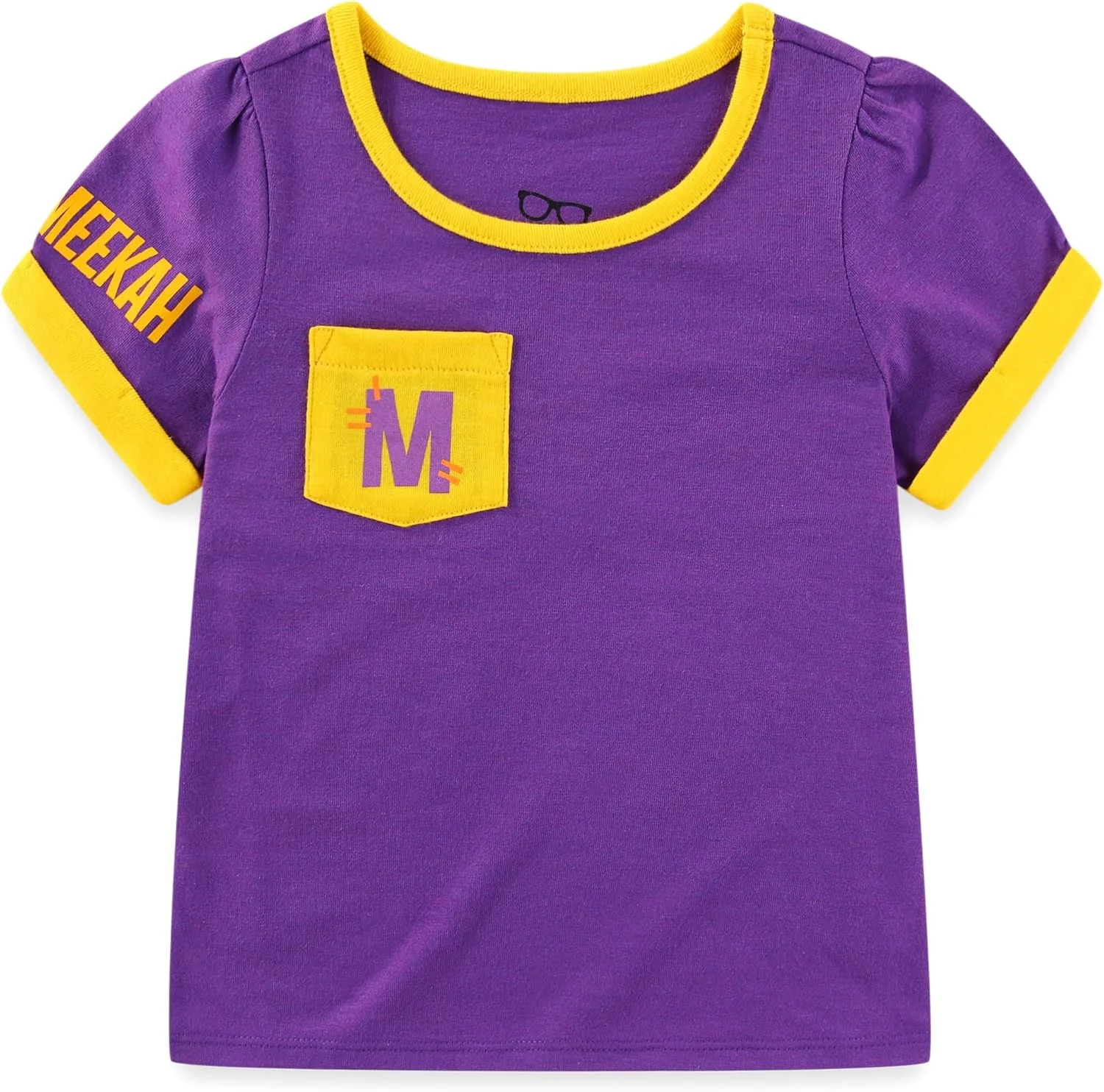 تی شرت آستین کوتاه دخترانه Blippi Meekah به همراه هدبند، مناسب برای کودکان نوپا و بزرگتر
