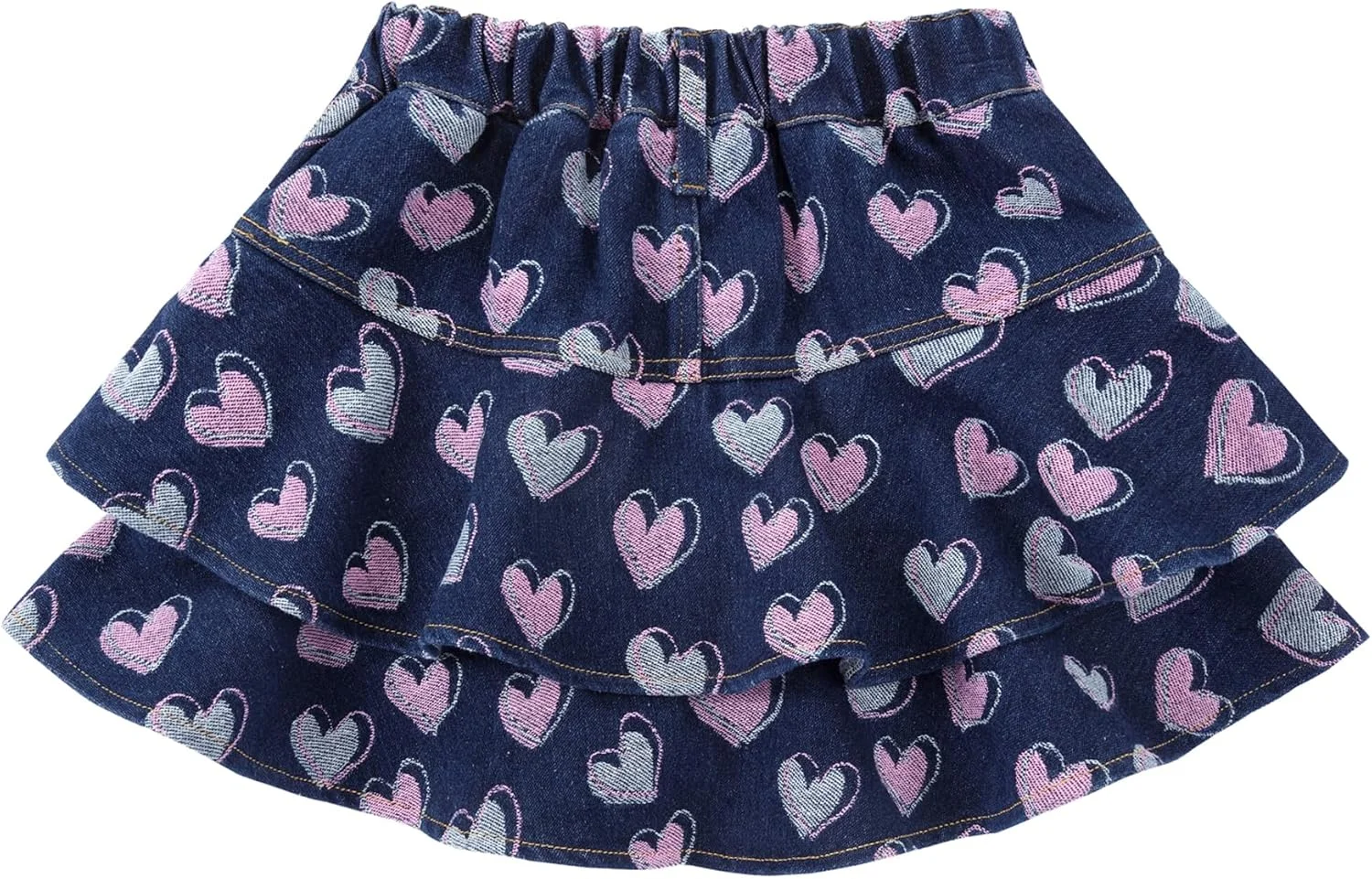 دامن جین دخترانه Flofallzique با شورت و چین های زیبا و جیب، لباس دخترانه دامن جین دخترانه Flofallzique با شورت و چین های زیبا و جیب، لباس دخترانه