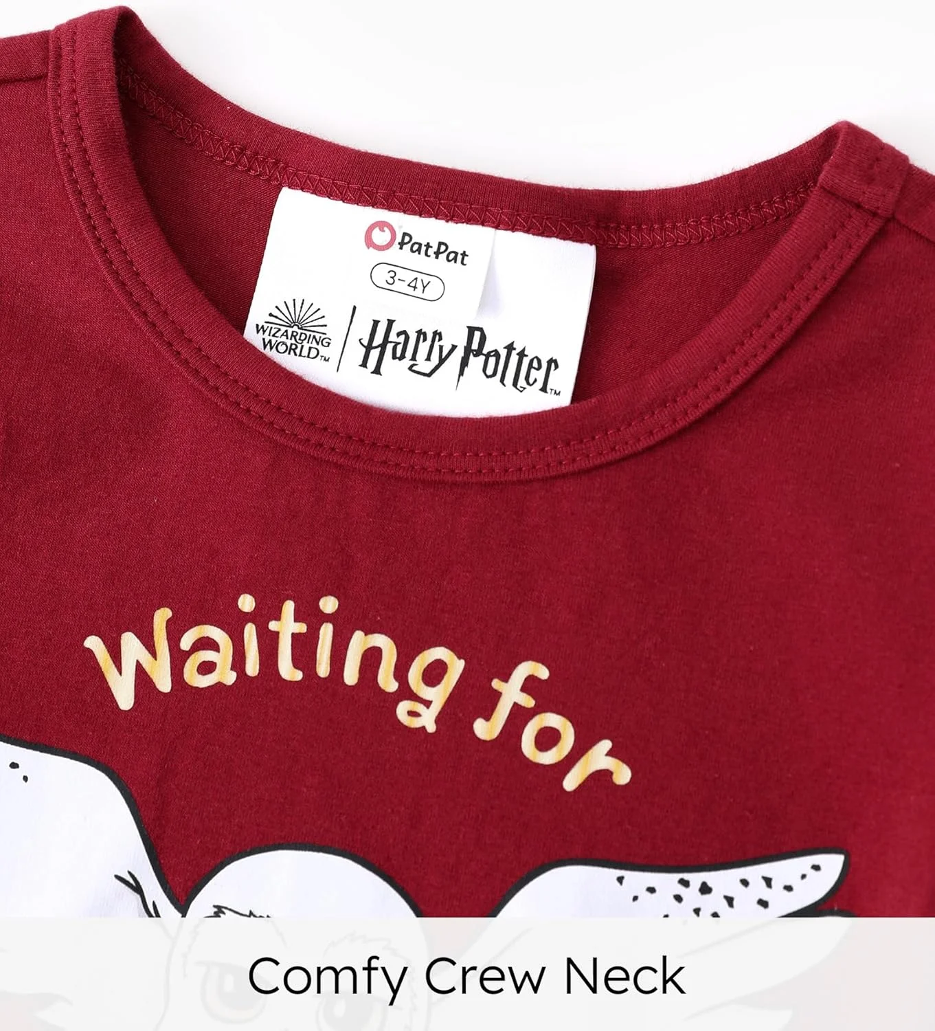 لباس دخترانه با طرح گریفیندور هاگوارتز جغد و دامن چهارخانه قرمز، مناسب تولد