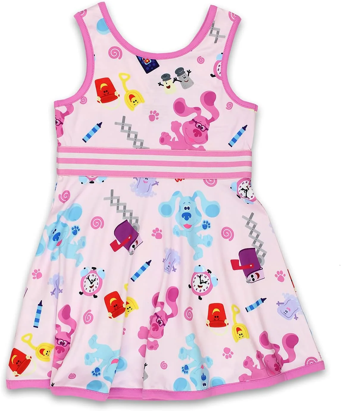 پیراهن فوق العاده نرم دخترانه با طرح بلوکز کلوز