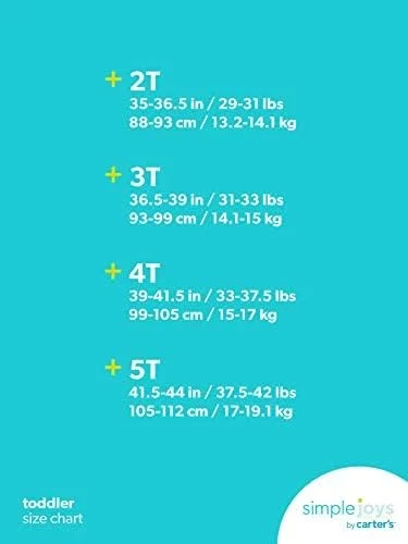 تی شرت ها و تاپ های آستین کوتاه دخترانه کارترز، بسته های چندتایی