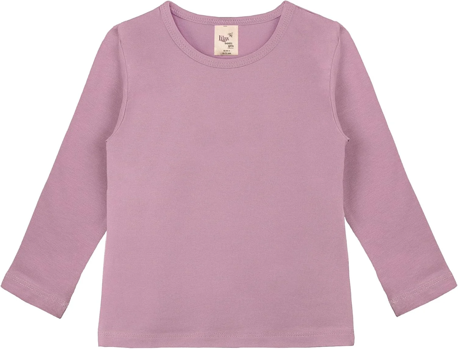 تی شرت آستین بلند دخترانه Lilax با یقه گرد