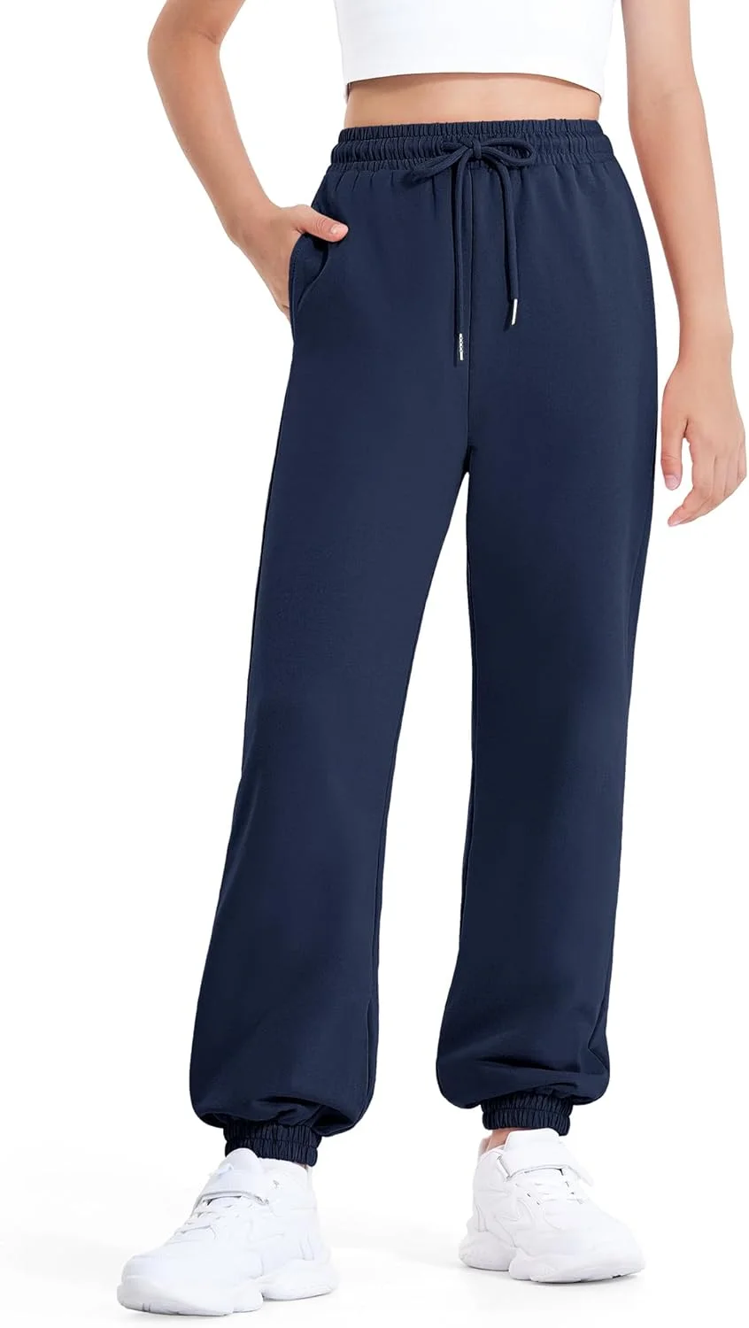 شلوار ورزشی دخترانه، شلوار جاگر پنبه ای با بند و جیب مناسب نوجوانان