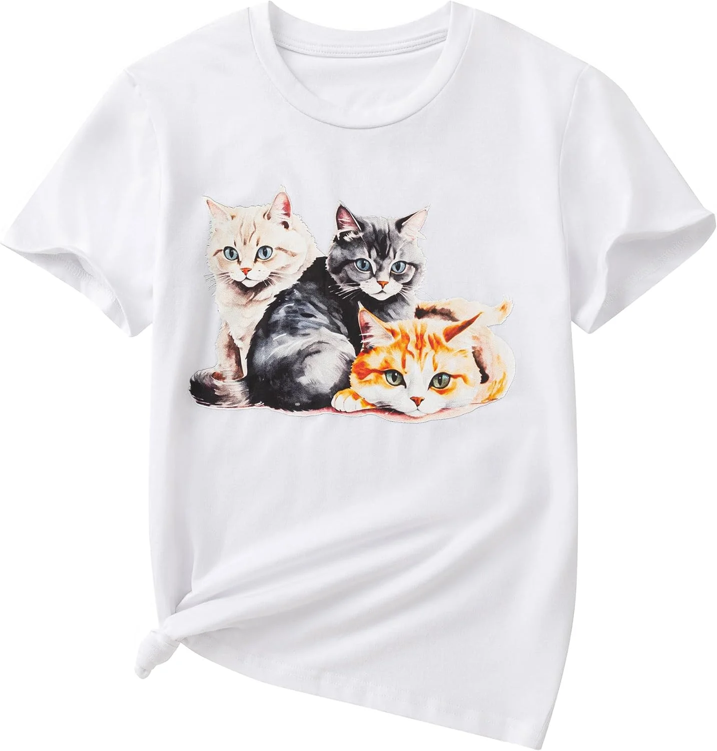 تی‌شرت‌های آینونو پسرانه دخترانه طرح‌دار آستین کوتاه تابستانی