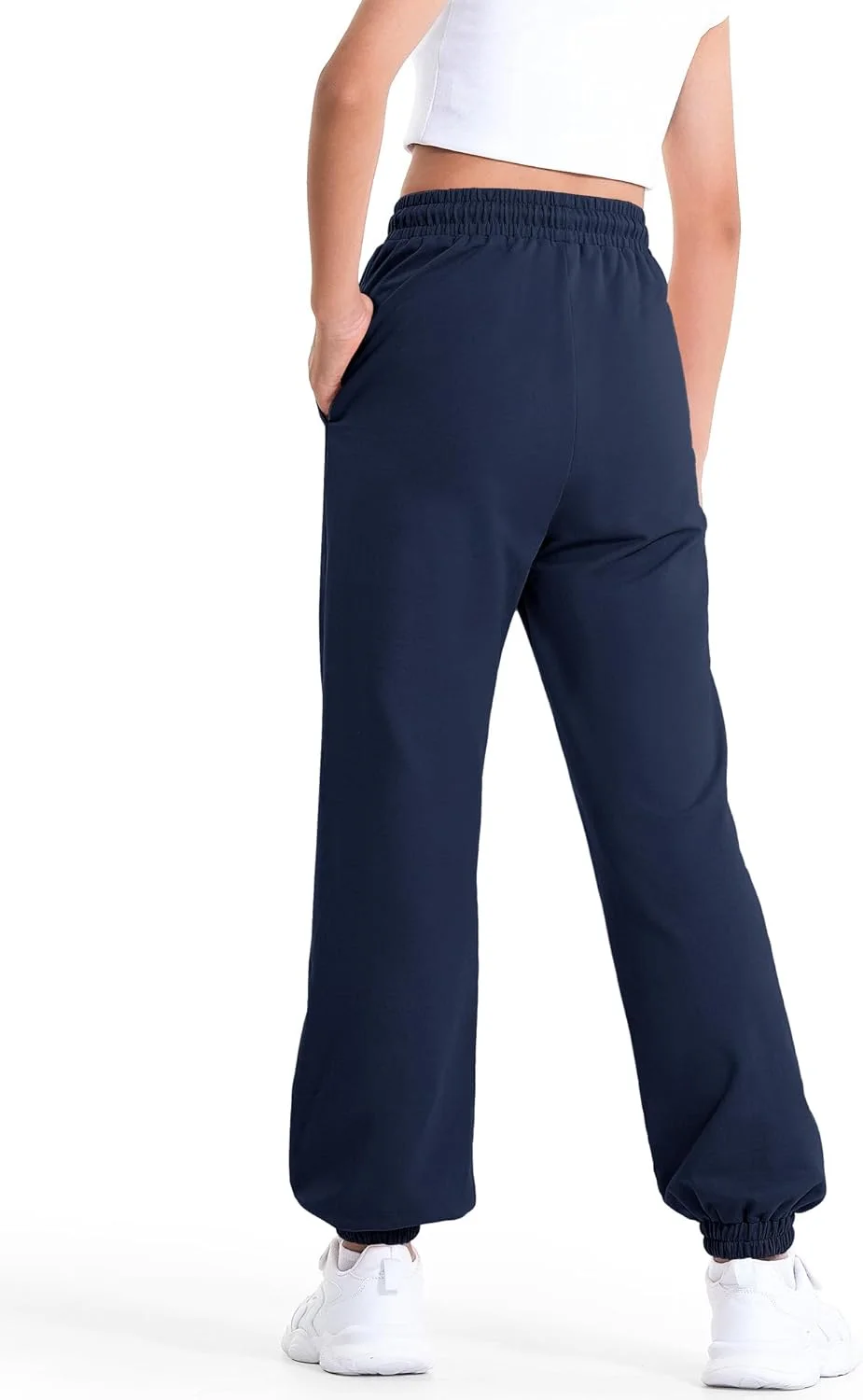 شلوار ورزشی دخترانه، شلوار جاگر پنبه ای با بند و جیب مناسب نوجوانان شلوار ورزشی دخترانه، شلوار جاگر پنبه ای با بند و جیب مناسب نوجوانان