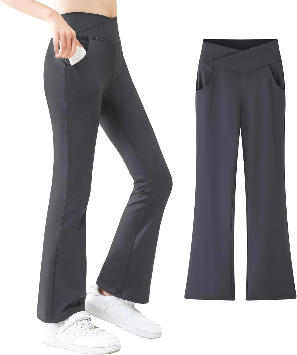 شلوار لگینگ دخترانه VilyR، مدل دمپا گشاد، کمر بلند ضربدری، مناسب یوگا، کشی، غیر رسمی، رقص و ورزش، دارای جیب، مناسب کودکان 5 تا 12 سال شلوار لگینگ دخترانه VilyR، مدل دمپا گشاد، کمر بلند ضربدری، مناسب یوگا، کشی، غیر رسمی، رقص و ورزش، دارای جیب، مناسب کودکان 5 تا 12 سال