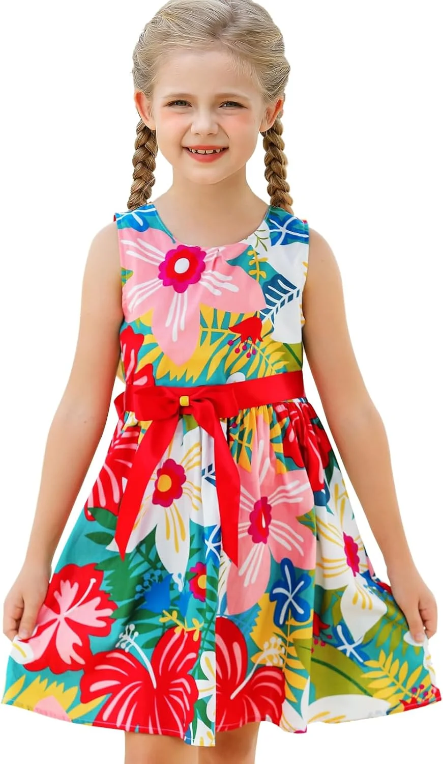 لباس دخترانه نخی گلدار مناسب لباس تابستانی دخترانه لباس دخترانه نخی گلدار مناسب لباس تابستانی دخترانه