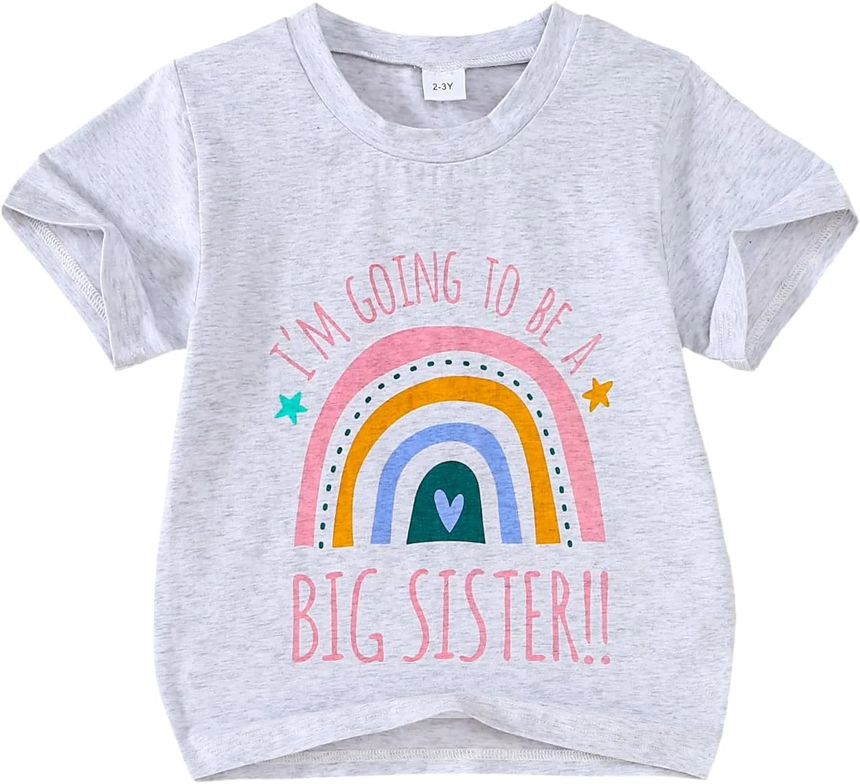 تی شرت آستین کوتاه تابستانی با طرح خواهر بزرگ برای دختر بچه ها تی شرت آستین کوتاه تابستانی با طرح خواهر بزرگ برای دختر بچه ها