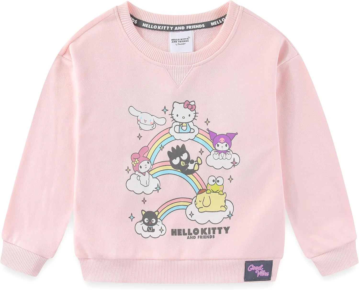 ست دو تکه بلوز و دامن شلواری فرنچ تری Hello Kitty & Friends Sanrio برای دختران نوجوان