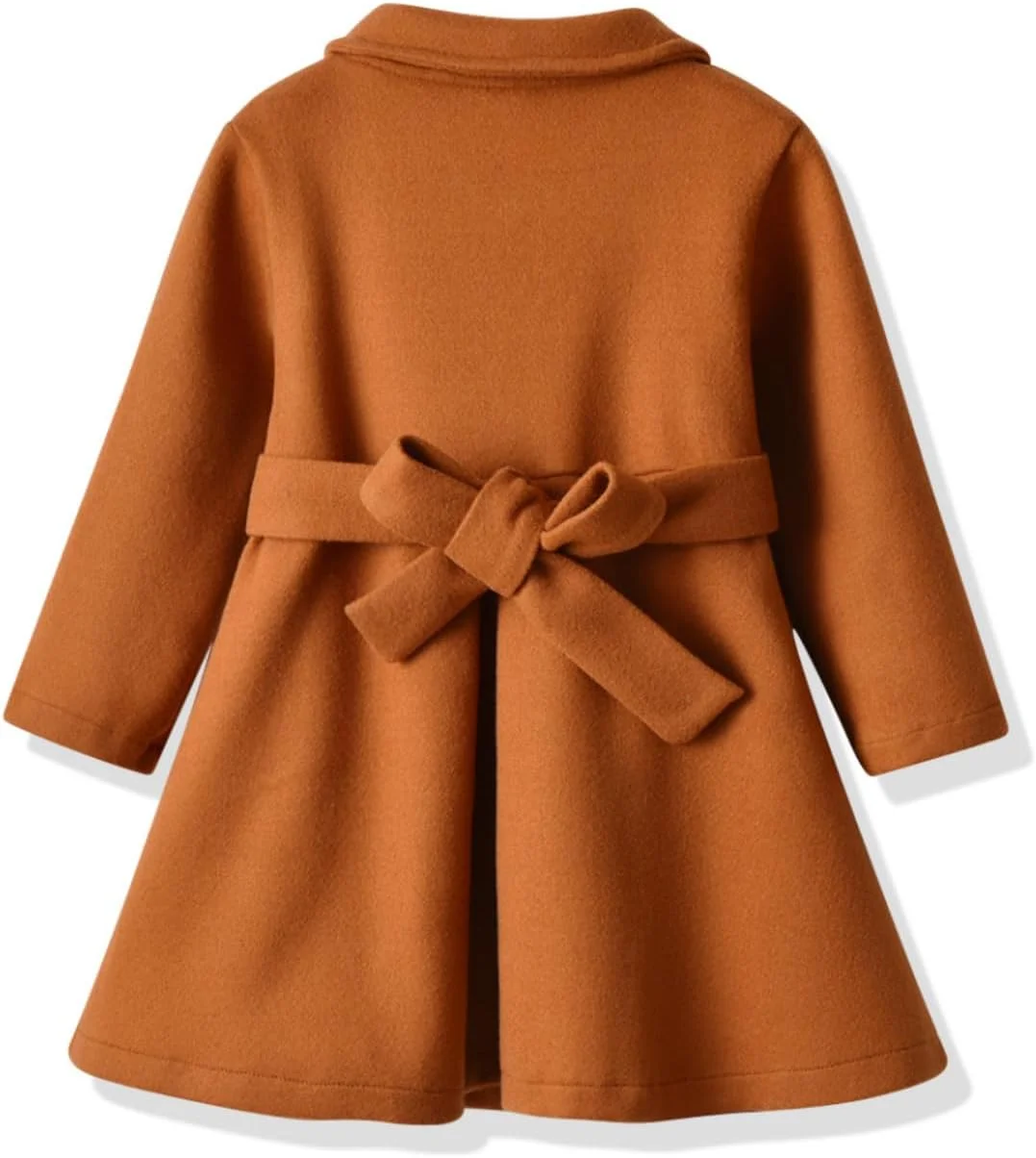 کت دخترانه بچه گانه USKIDKK، آستین بلند، دکمه دار، مناسب پاییز و زمستان کت دخترانه بچه گانه USKIDKK، آستین بلند، دکمه دار، مناسب پاییز و زمستان