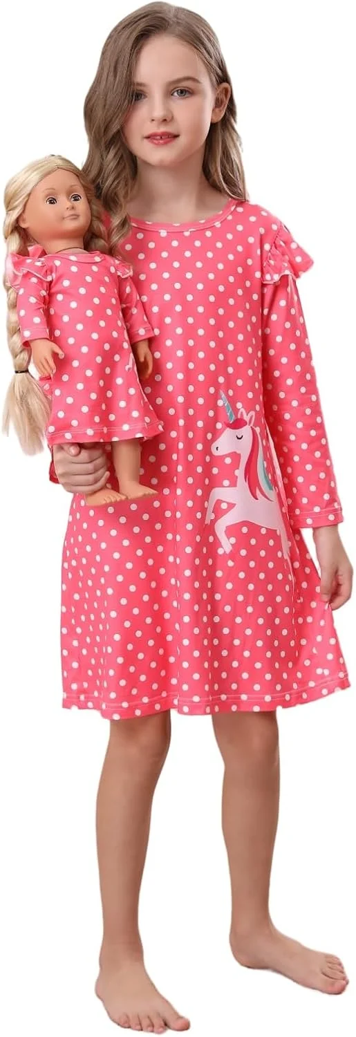 لباس دخترانه طرح خال قرمز سایز ۱۲۰