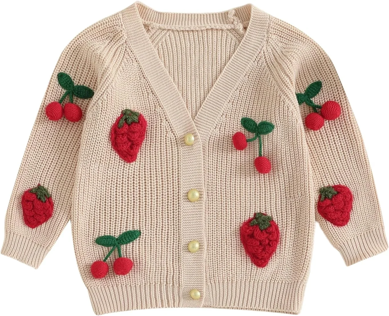 ژاکت بافتنی دخترانه طرح توت فرنگی، لباس پاییزی و زمستانی دخترانه، پلیور زیبا ژاکت بافتنی دخترانه طرح توت فرنگی، لباس پاییزی و زمستانی دخترانه، پلیور زیبا