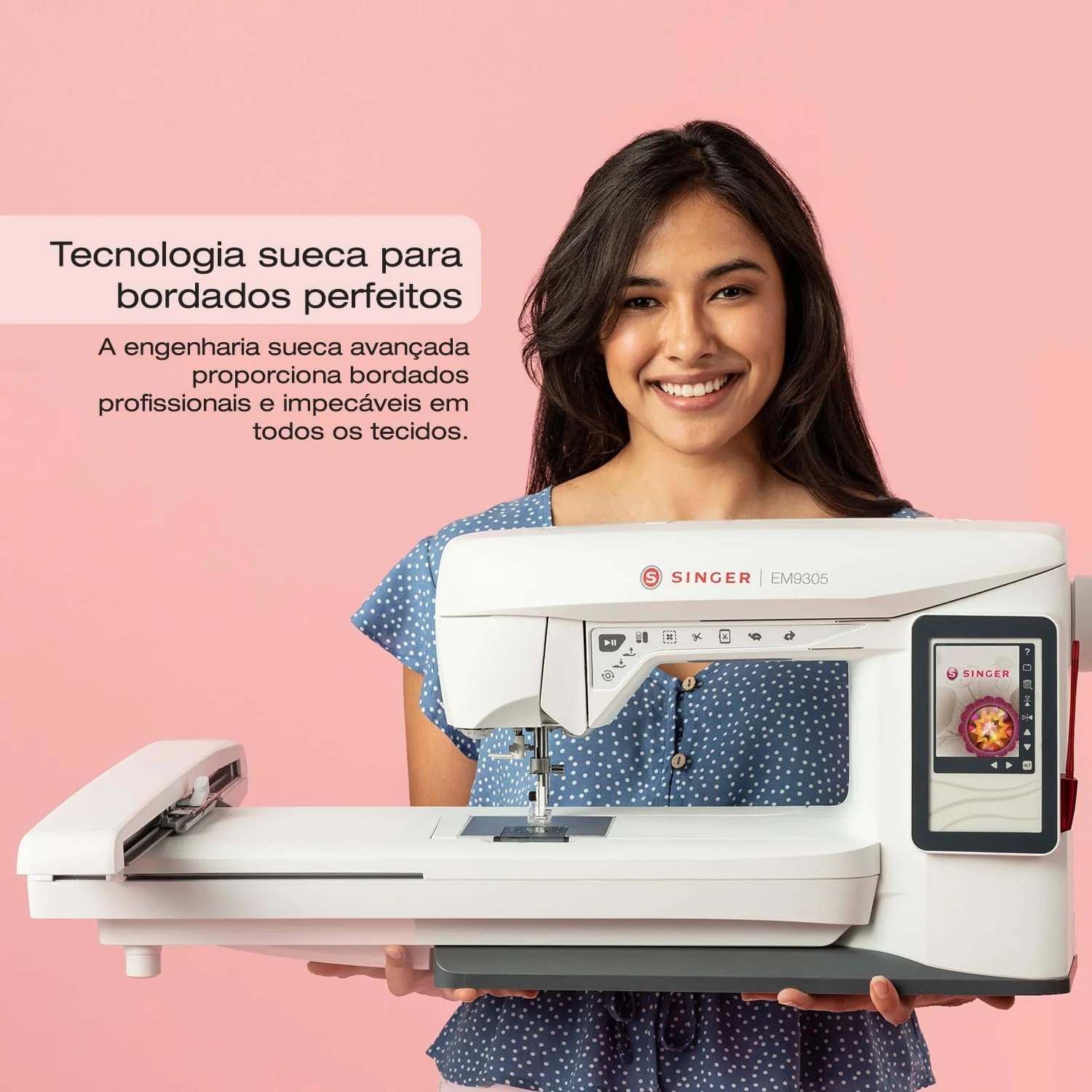 دستگاه گلدوزی سینگر مدل EM9305، دو ولتی