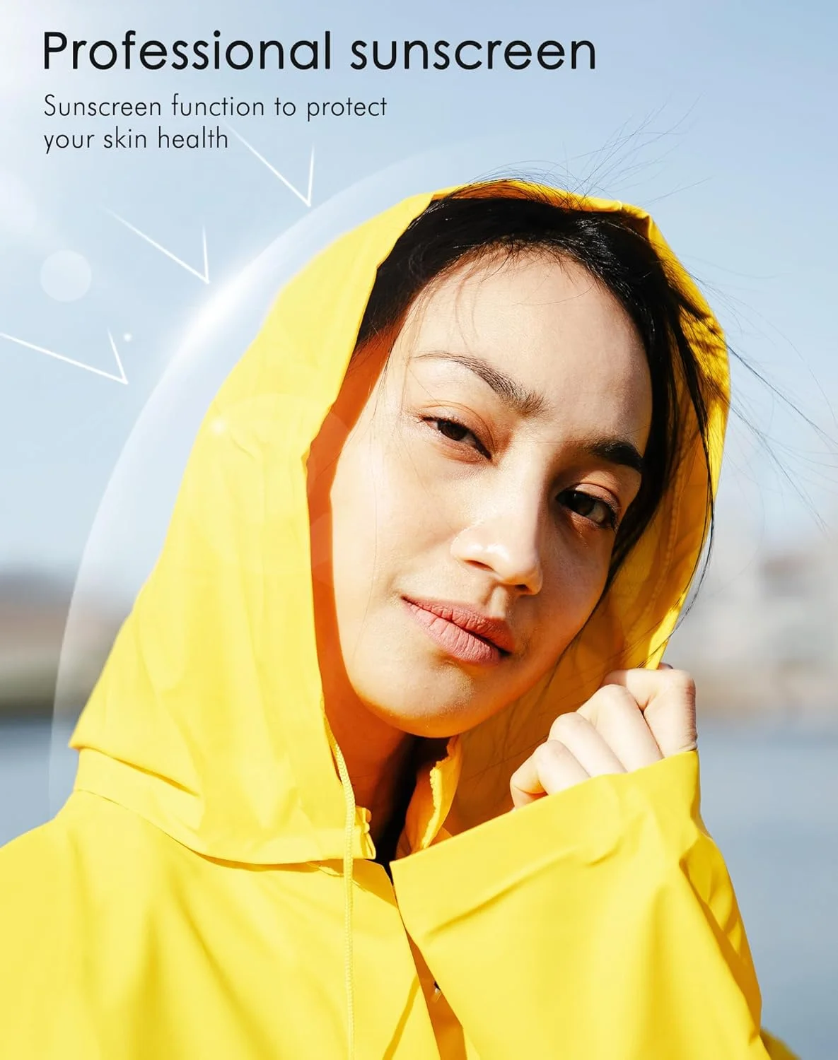 بارانی زنانه تاشو، ضدآب و سبک با کلاه، مناسب پیاده‌روی، مسافرت و فعالیت‌های فضای باز