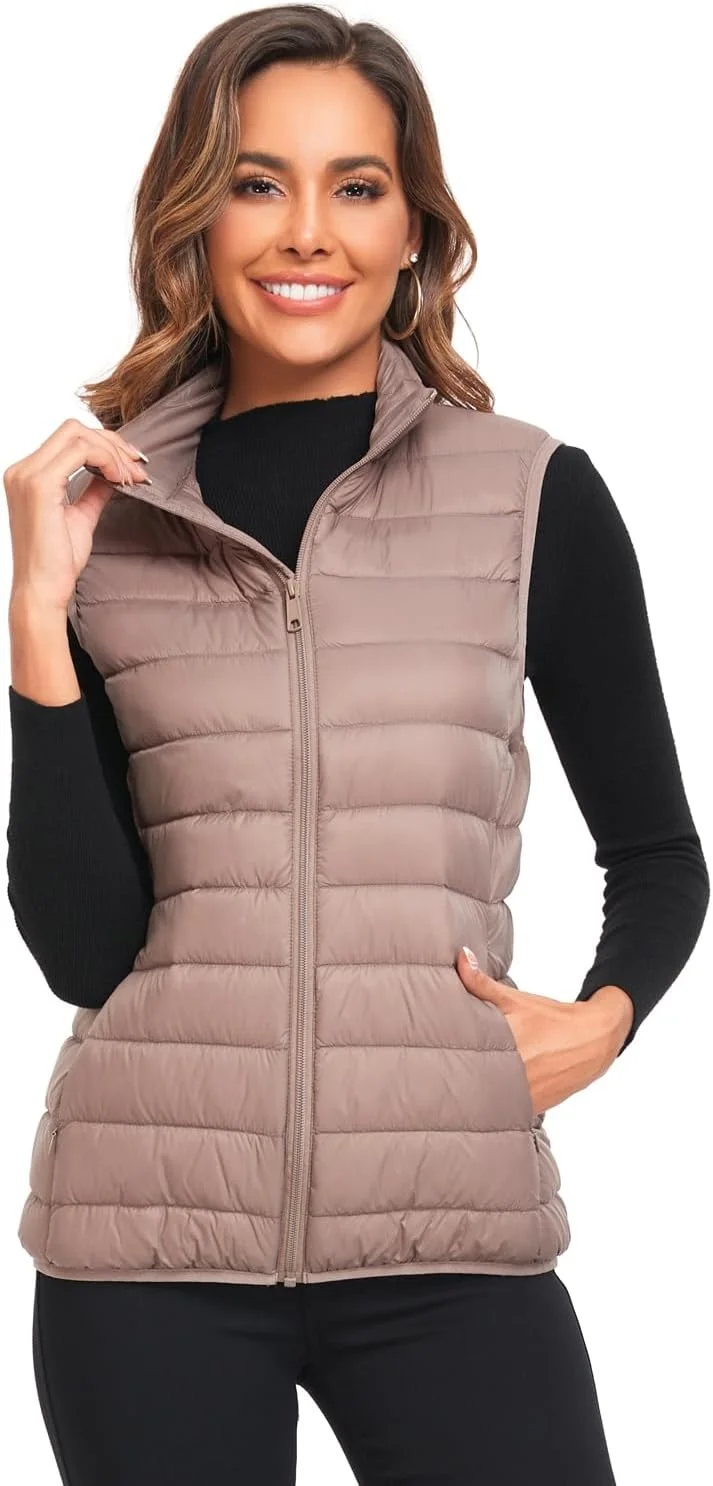 وست بلند زنانه اوبوسویو، فوق العاده سبک، مناسب فصل زمستان، کاپشن بدون آستین جمع شدنی، پافر سبک وزن مناسب فضای باز وست بلند زنانه اوبوسویو، فوق العاده سبک، مناسب فصل زمستان، کاپشن بدون آستین جمع شدنی، پافر سبک وزن مناسب فضای باز