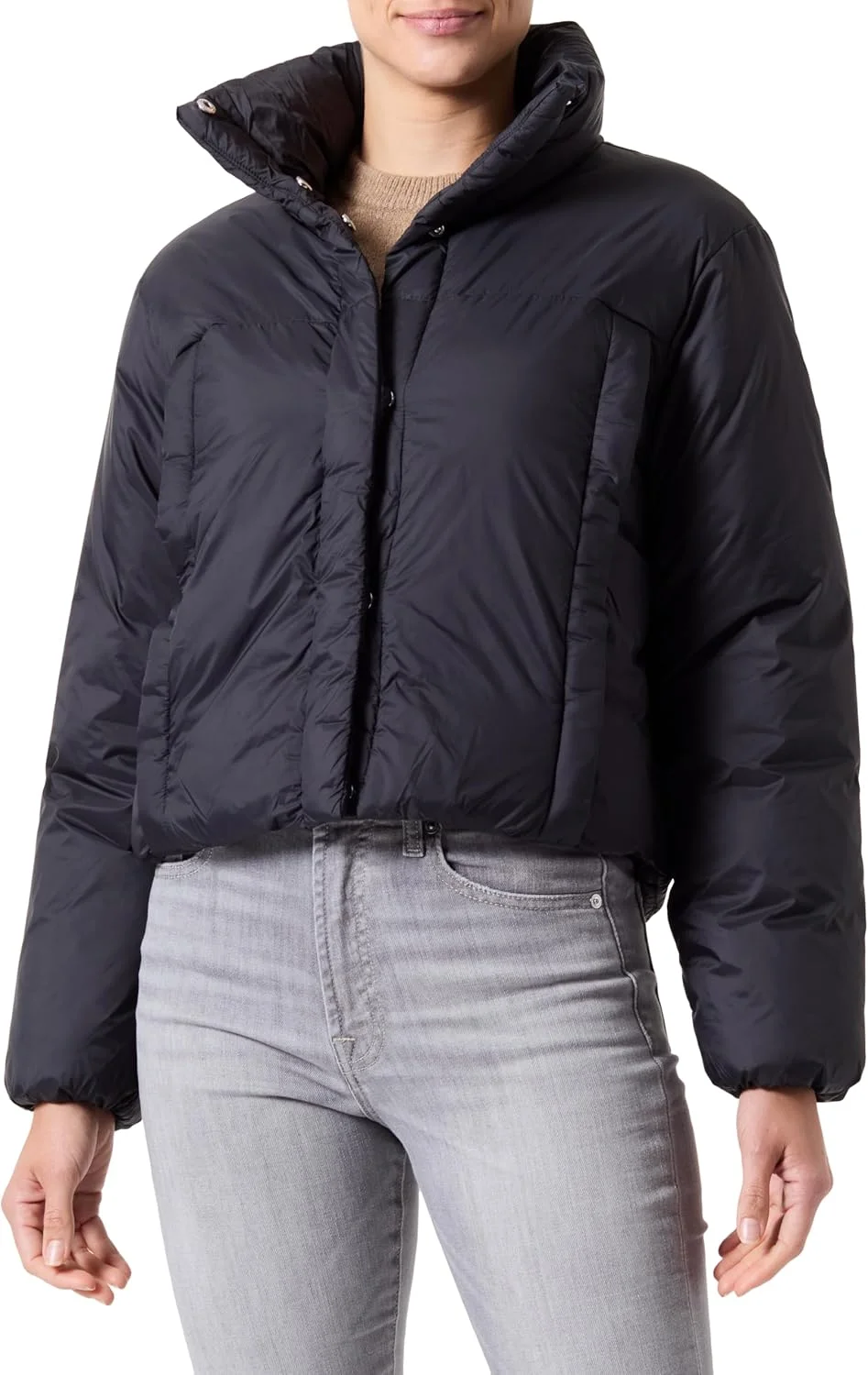 کاپشن پافر زنانه مدل Onlmax Bf Otw از برند ONLY (تک عددی)