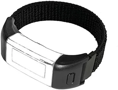 بند ساعت سازگار با Garmin vivosmart HR/HR+ - بند نایلونی بافته شده با بست قلاب و حلقه