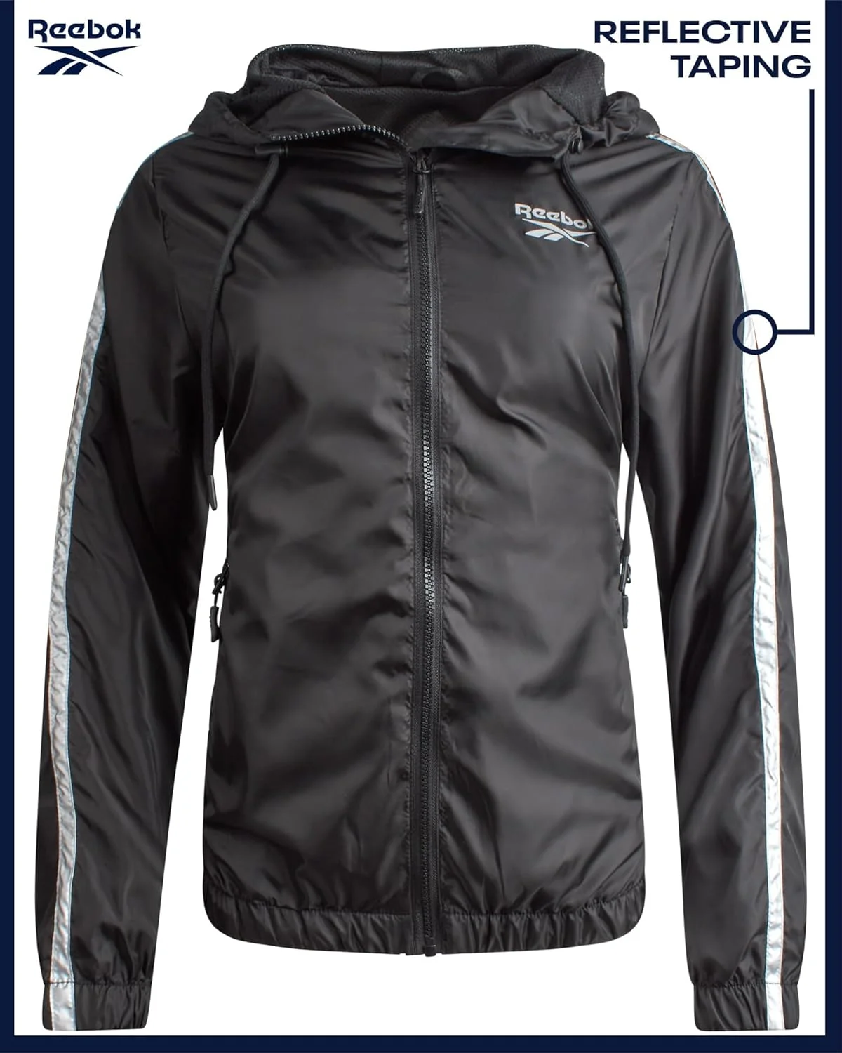 بلوز بادی زنانه ریباک مدل L Rbk Tape Windbrker