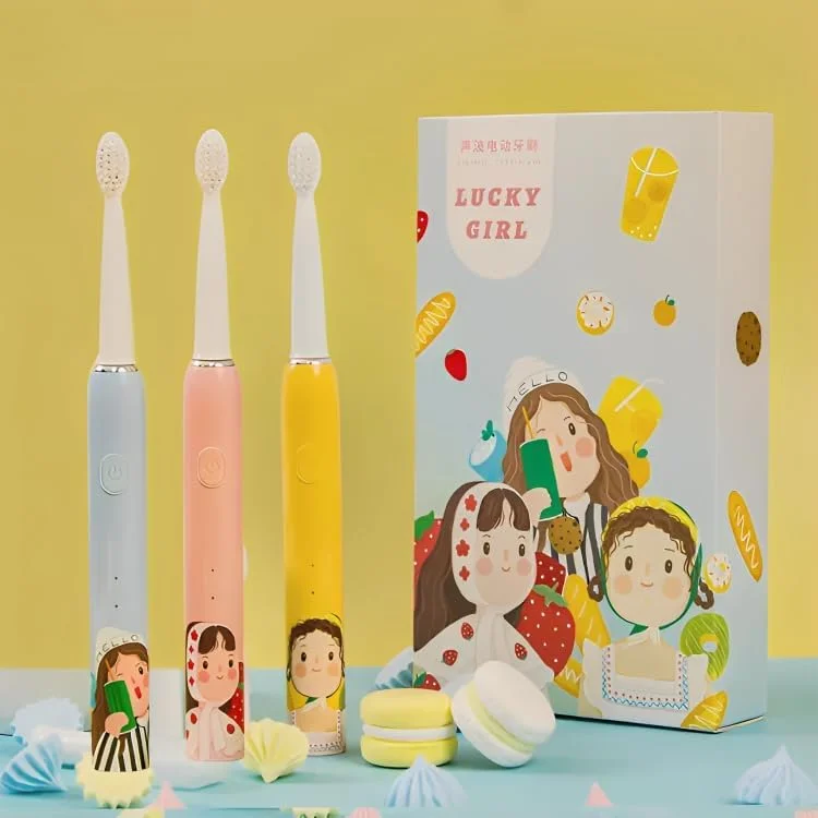 مسواک برقی ویبره ای قابل حمل با 3 حالت برای سفید کردن دندان - آبی