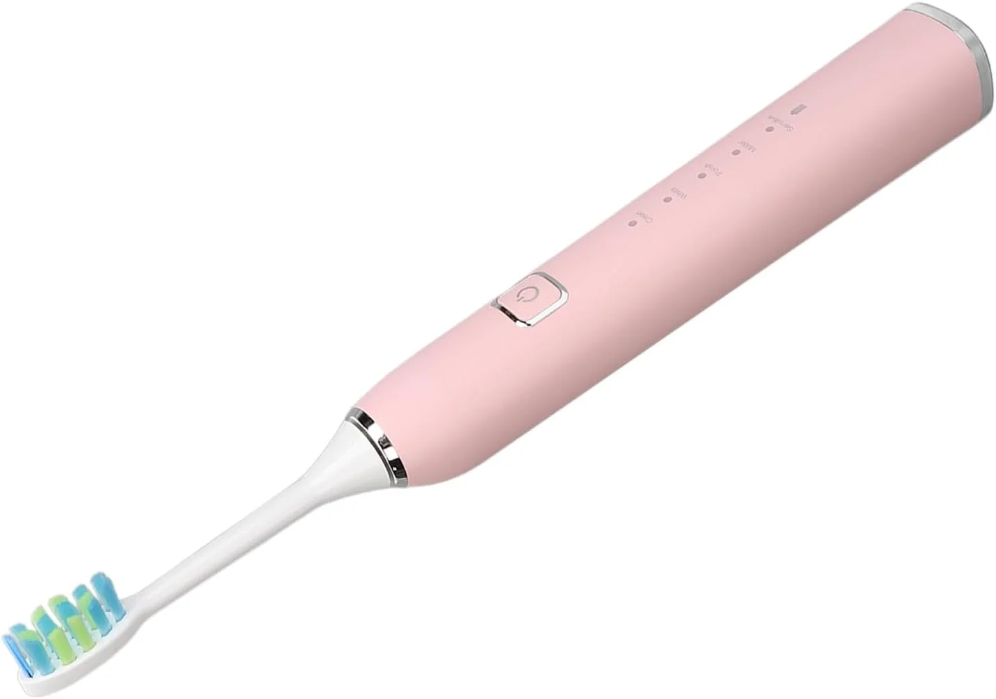 مسواک برقی POENVFPO با 5 حالت و استاندارد IPX7 و پایه شارژ (صورتی)
