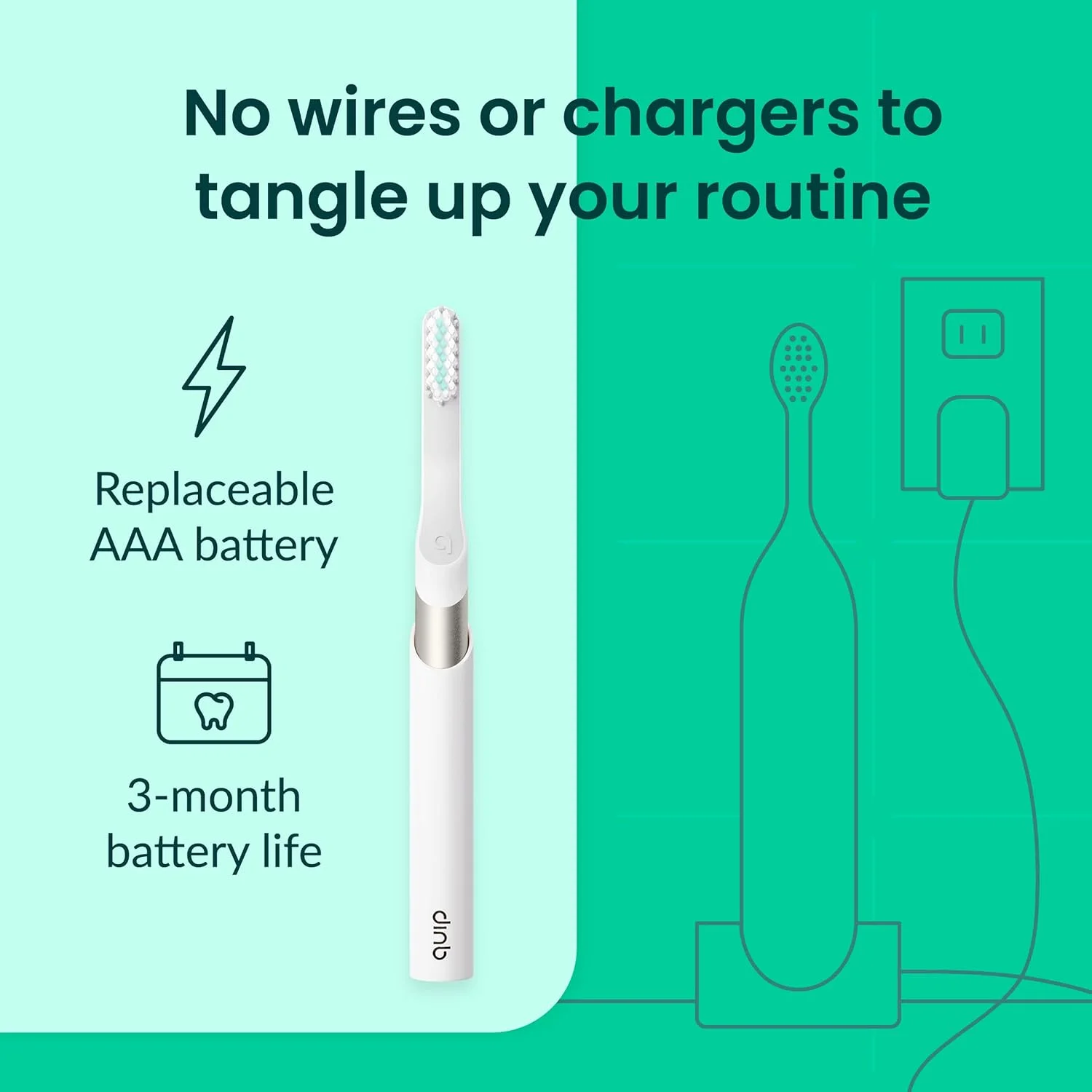 مسواک فلزی کویپ سونیک برای بزرگسالان به همراه یک سر برس اضافی - شامپاین مونرایز مسواک فلزی کویپ سونیک برای بزرگسالان به همراه یک سر برس اضافی - شامپاین مونرایز