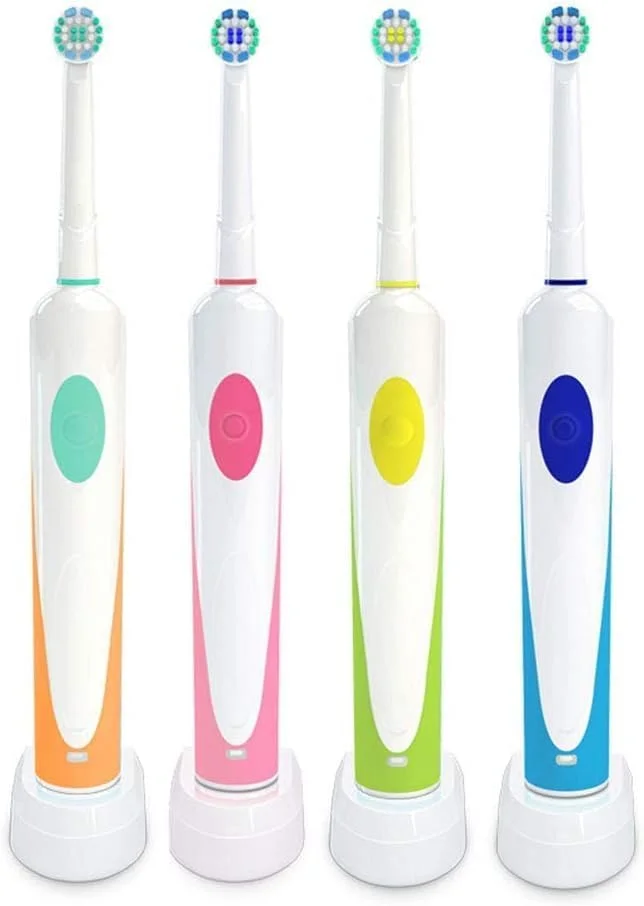مسواک برقی شارژی، چند رنگ، دارای سری های برس قابل تعویض
