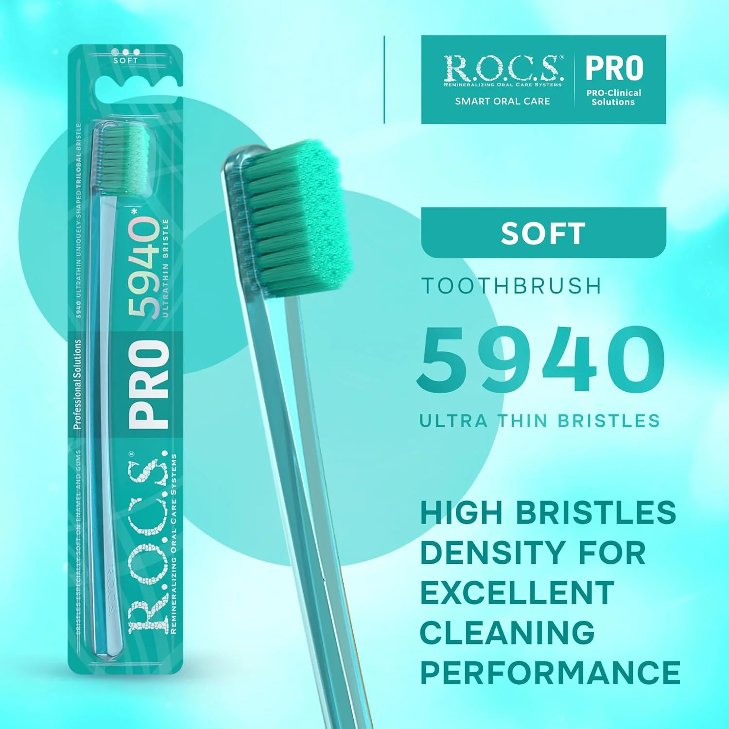 مسواک نرم 5940 R.O.C.S. PRO - سیستم مسواک زدن هوشمند - توسعه یافته با همکاری دندانپزشکان - مسواک زدن هوشمند - برس های با کیفیت مسواک نرم 5940 R.O.C.S. PRO - سیستم مسواک زدن هوشمند - توسعه یافته با همکاری دندانپزشکان - مسواک زدن هوشمند - برس های با کیفیت