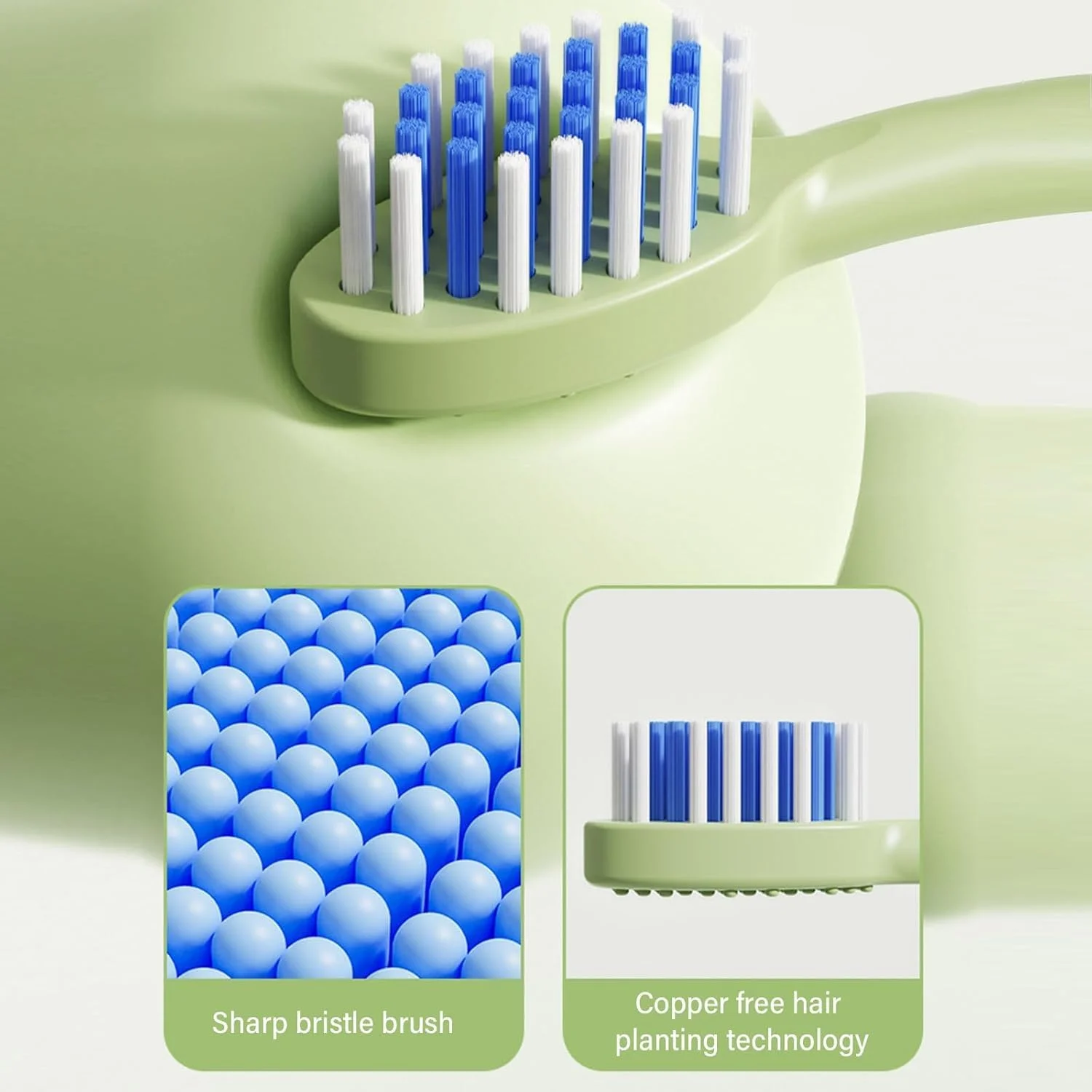 مسواک برقی شارژی کودکانه سونیک - 4 حالت با حافظه، لرزش ملایم برای تمیز کردن آسان، ضد آب IPX7، تایمر 2 دقیقه ای، 8 برس نرم، بدون BPA، 24000 ضربه برای کودکان 3 سال به بالا