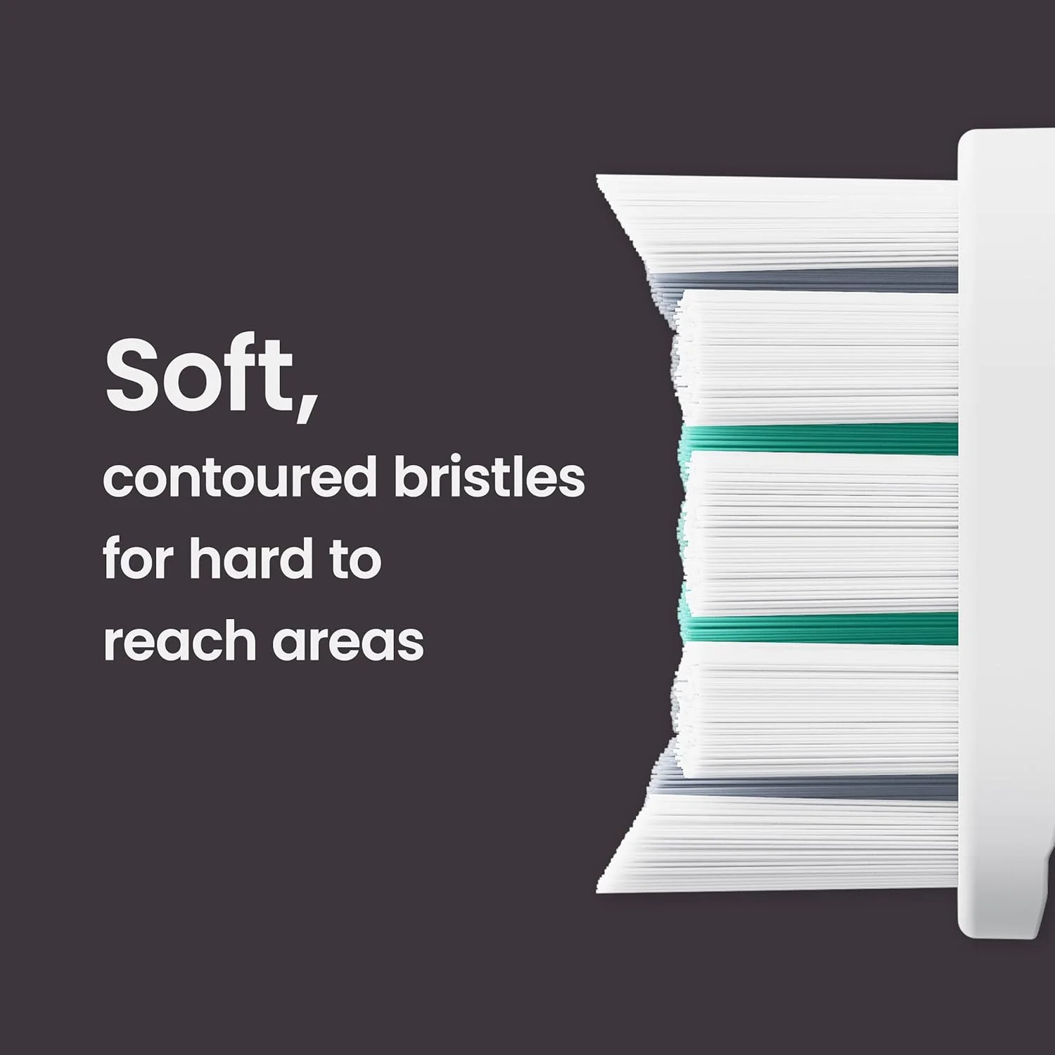 مسواک هوشمند Quip Ultra نسل جدید - مسواک برقی زمان‌دار با محفظه - سر برس قابل تعویض، برس نرم، دسته سیلیکونی، عمر باتری 30 روزه - مسواک مسافرتی - Dusk