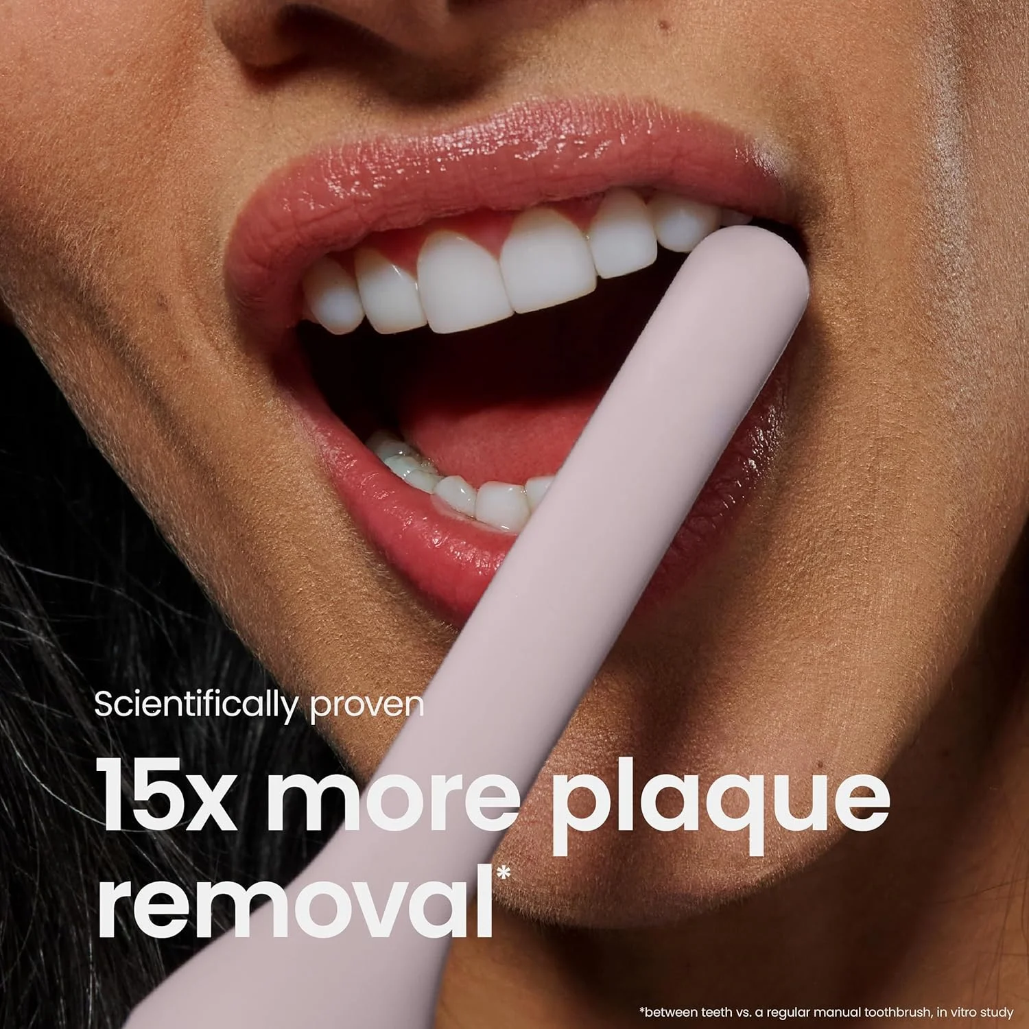 مسواک هوشمند Quip Ultra نسل جدید - مسواک برقی زمان‌دار با محفظه - سر برس قابل تعویض، برس نرم، دسته سیلیکونی، عمر باتری 30 روزه - مسواک مسافرتی - Dusk