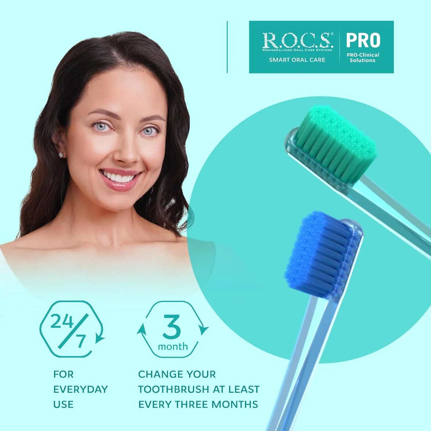 مسواک نرم 5940 R.O.C.S. PRO - سیستم مسواک زدن هوشمند - توسعه یافته با همکاری دندانپزشکان - مسواک زدن هوشمند - برس های با کیفیت مسواک نرم 5940 R.O.C.S. PRO - سیستم مسواک زدن هوشمند - توسعه یافته با همکاری دندانپزشکان - مسواک زدن هوشمند - برس های با کیفیت