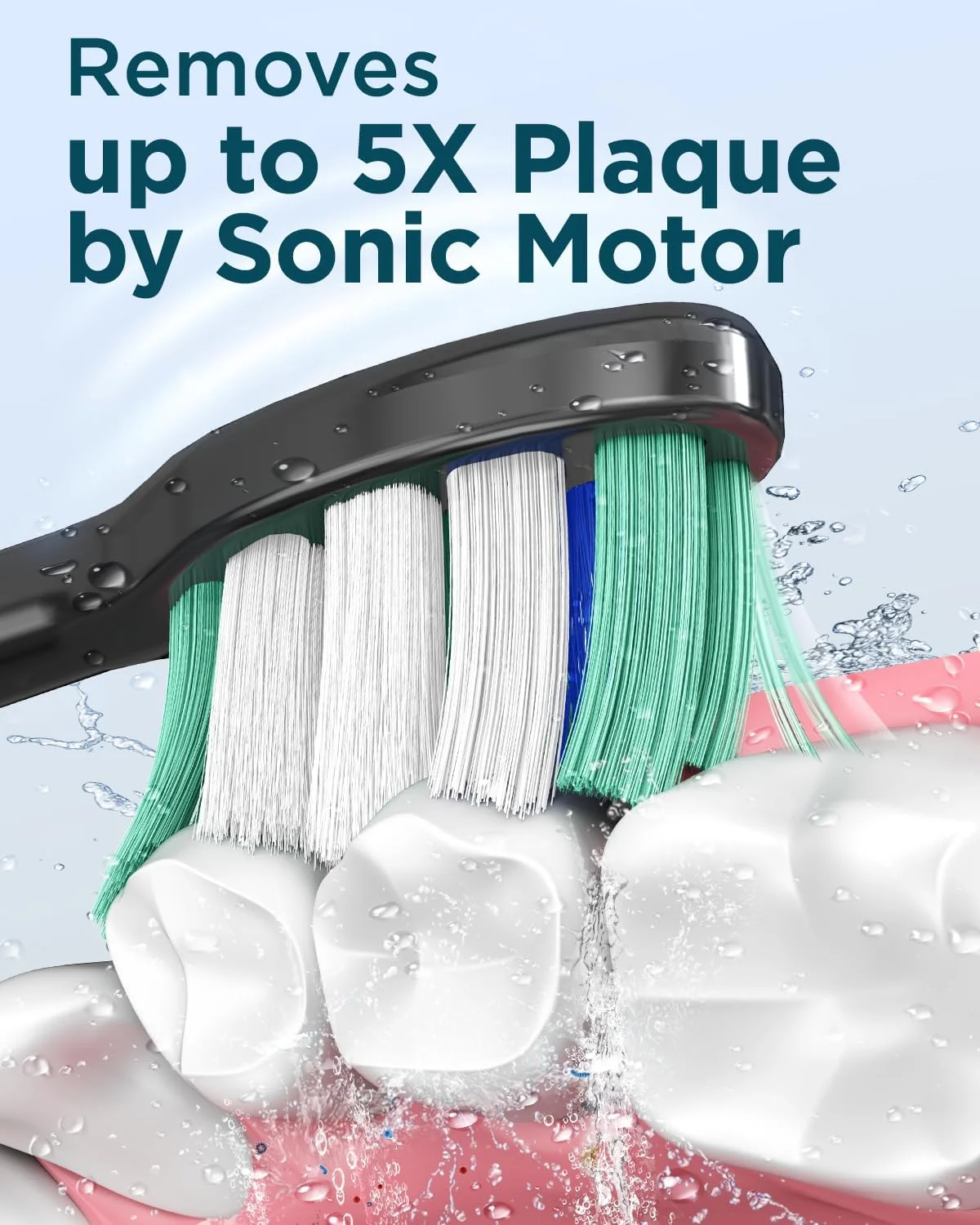 Rtauys بسته 2 عددی مسواک برقی برای بزرگسالان - 2 مسواک برقی شارژی با 12 سری مسواک و 2 کیف مسافرتی، مسواک برقی قدرتمند با پایه نگهدارنده، 120 روز عمر باتری - مشکی + گلبهی Rtauys بسته 2 عددی مسواک برقی برای بزرگسالان - 2 مسواک برقی شارژی با 12 سری مسواک و 2 کیف مسافرتی، مسواک برقی قدرتمند با پایه نگهدارنده، 120 روز عمر باتری - مشکی + گلبهی