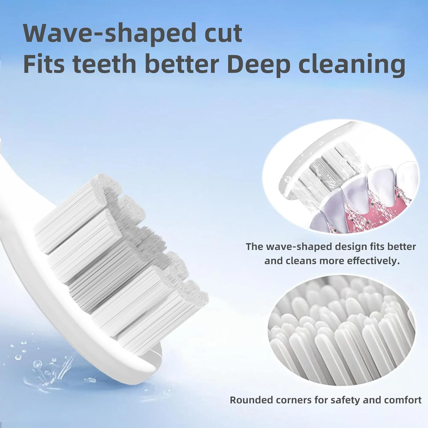 مسواک برقی رومن برای بزرگسالان، 40000 لرزش با فرکانس بالا، دارای 8 سری مسواک، مسواک صوتی با 3 حالت و 3 شدت، ضد آب IPX7، تایمر هوشمند 2 دقیقه ای داخلی (صورتی)