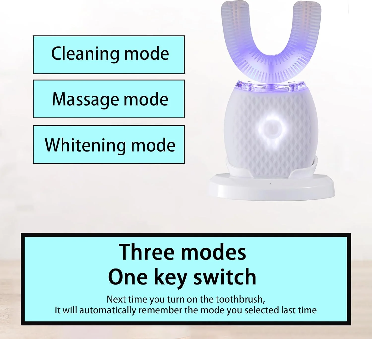 مسواک اتوماتیک RONGCHUANG برای بزرگسالان - مسواک برقی التراسونیک تایمر اتوماتیک 30 ثانیه ای برس نرم شارژ بی سیم قابل شستشو مسافرتی استفاده دوگانه خانگی (سفید، بزرگسال)