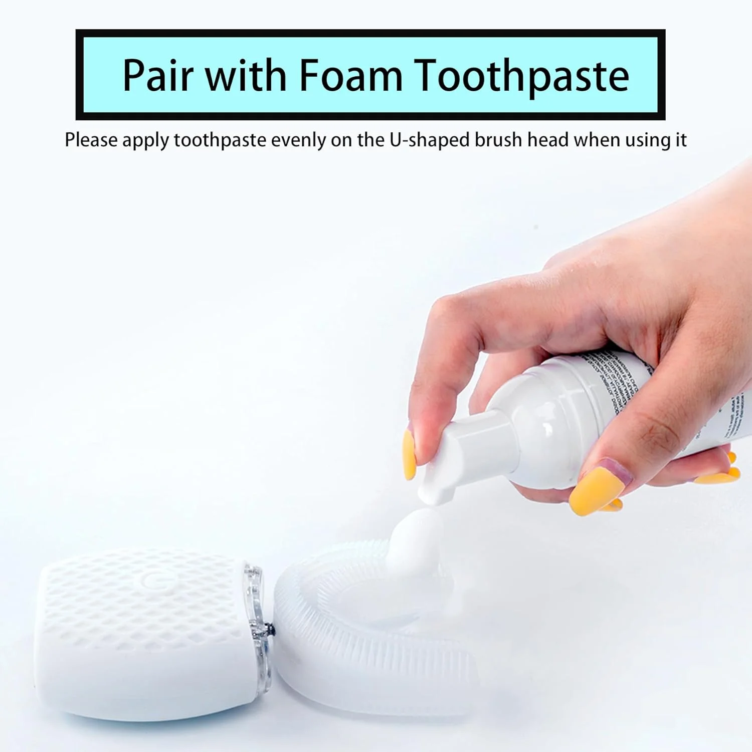 مسواک اتوماتیک RONGCHUANG برای بزرگسالان - مسواک برقی التراسونیک تایمر اتوماتیک 30 ثانیه ای برس نرم شارژ بی سیم قابل شستشو مسافرتی استفاده دوگانه خانگی (سفید، بزرگسال)