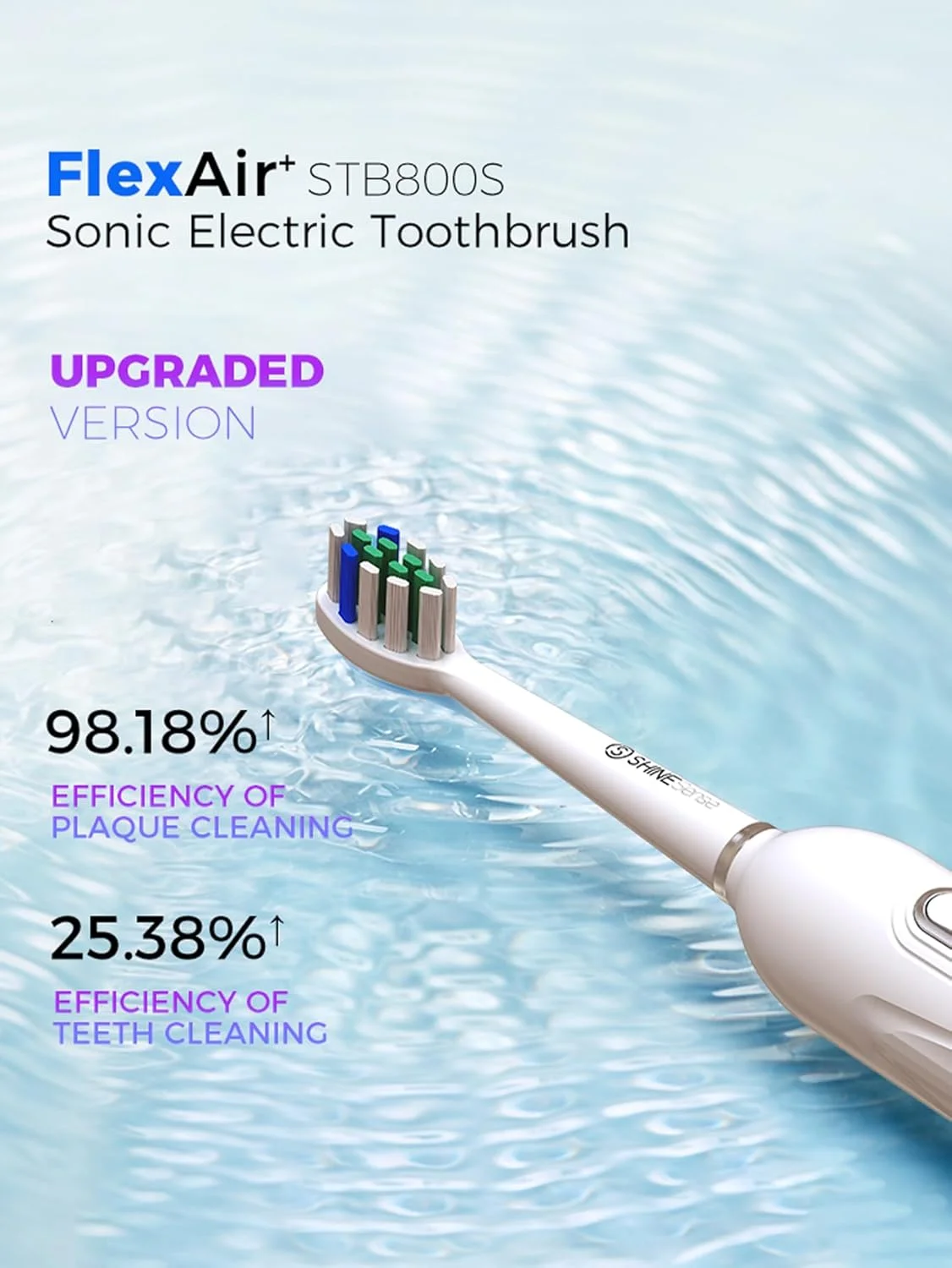 مسواک برقی سونیک با 6 سری مسواک برای بزرگسالان و کودکان، عمر باتری 120 روزه، تایمر هوشمند 3+7 حالته، ضد آب IPX7، مسواک قابل شارژ USB برای استفاده در خانه و مسافرت