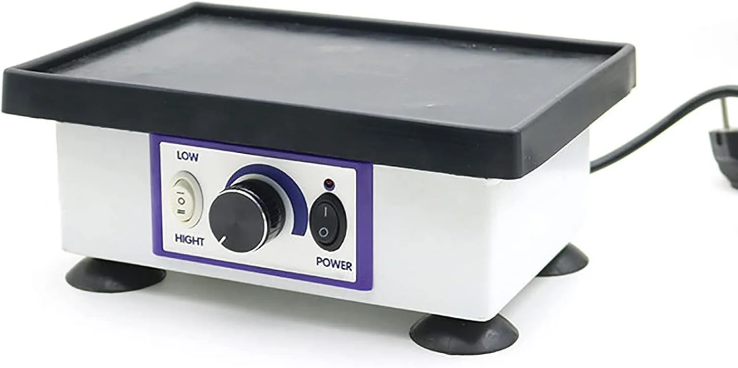 لرزاننده گچ مربعی قدرتمند آزمایشگاه دندانپزشکی SLKTDE، طراحی چهار پایه، پنل کنترل هوشمند، کارکرد آسان، بسیار راحت