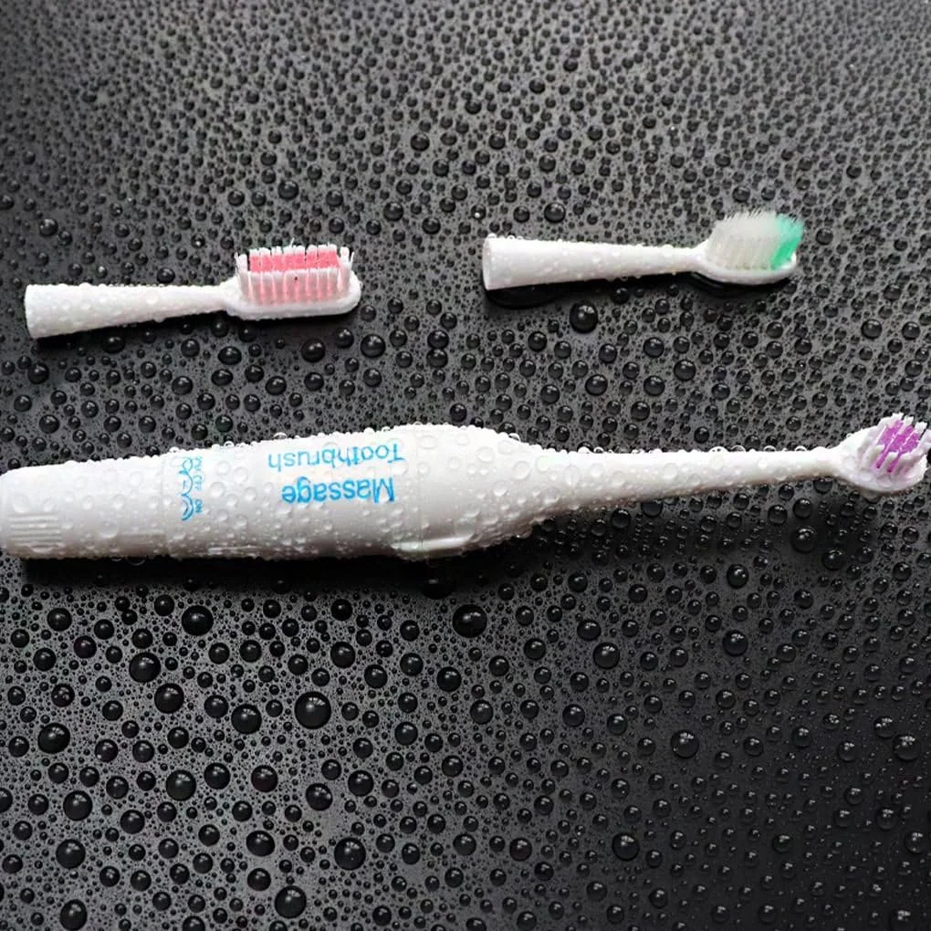 مسواک برقی Showay Hegerby، مسواک ماساژور برای بزرگسالان، ضد آب، قابل حمل برای سفر، سفید کننده دندان با 2 سری مسواک برقی Showay Hegerby، مسواک ماساژور برای بزرگسالان، ضد آب، قابل حمل برای سفر، سفید کننده دندان با 2 سری