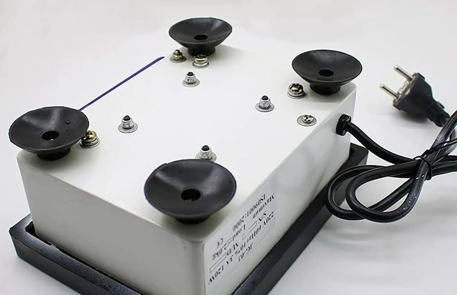 لرزاننده گچ مربعی قدرتمند آزمایشگاه دندانپزشکی SLKTDE، طراحی چهار پایه، پنل کنترل هوشمند، کارکرد آسان، بسیار راحت