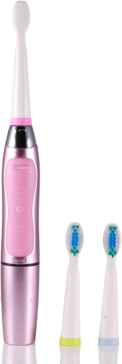 مسواک برقی HI-910 صورتی رویایی (بسته ارزشمند شامل 3 سری مسواک)