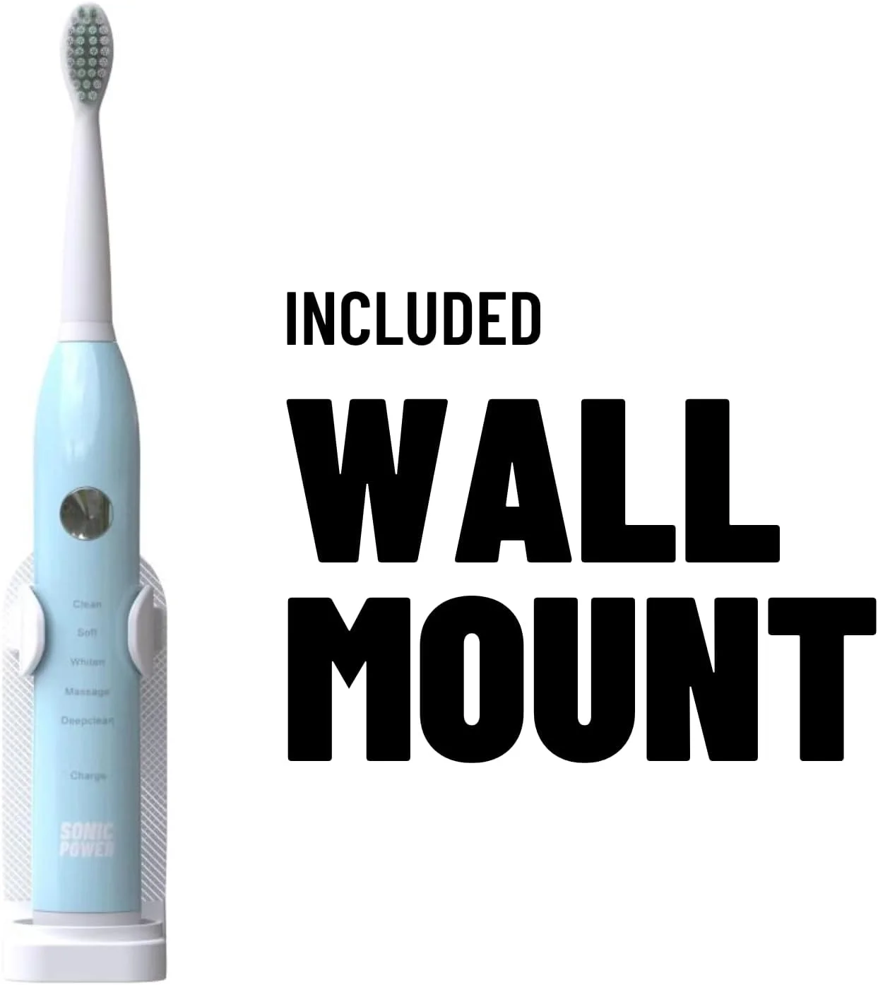 مسواک برقی سونیک سری مسافرتی برای بزرگسالان و نوجوانان، سفید کننده، فوق العاده قابل حمل، باتری قابل شارژ با ماندگاری طولانی، 5 حالت تمیز کردن، 6 ماه برس، از بین بردن پلاک