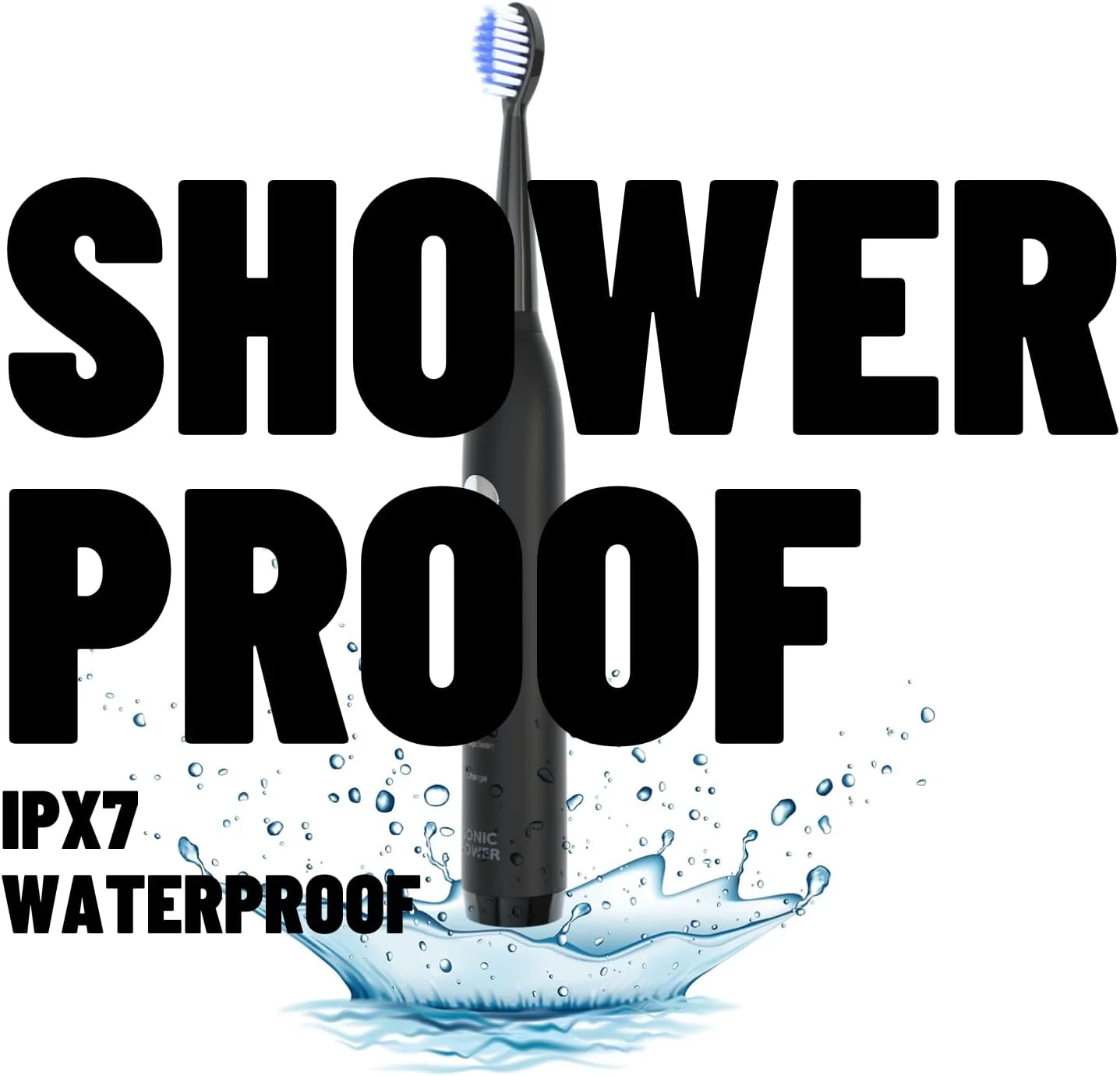 مسواک برقی فوق العاده قابل حمل و سبک سری مسافرتی با 5 حالت تمیز کردن، برس های یک سال، باتری قابل شارژ، پایه آینه و درپوش مسافرتی، 4 رنگ