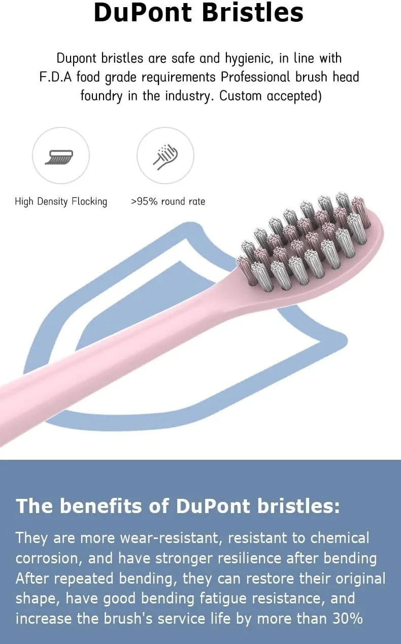 مسواک صوتی بی سیم آلومینیومی لوکس تیلور پروداکتز (صورتی)