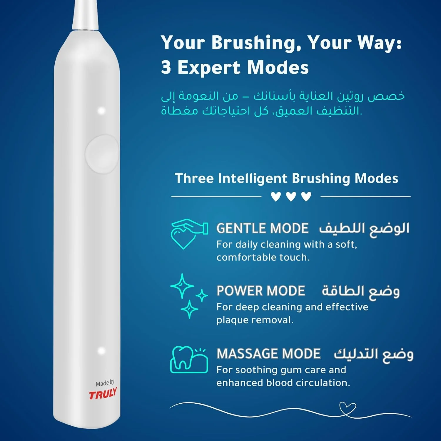 مسواک برقی صوتی بزرگسالان مدل FC1800 – 200 روز شارژدهی باتری، برس های DuPont، شارژ سریع مغناطیسی، پایه سیلیکونی نرم، ضد آب IPX7، مناسب سفر – سفید