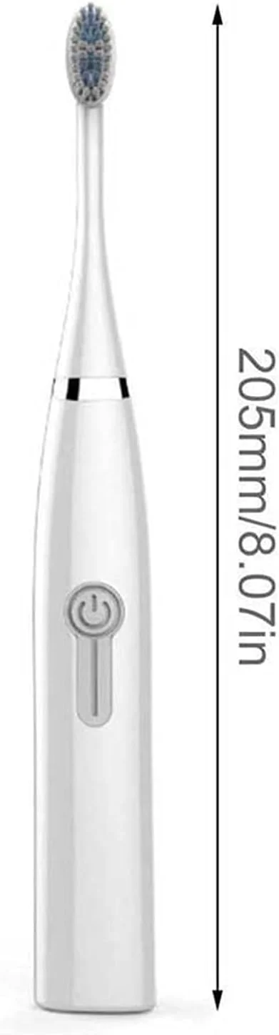 مسواک برقی UOOD، مسواک قابل شارژ USB، 4 حالت مسواک زدن با 2 سر برس جایگزین عملکرد تمیز کنندگی قدرتمند (رنگ: سفید)