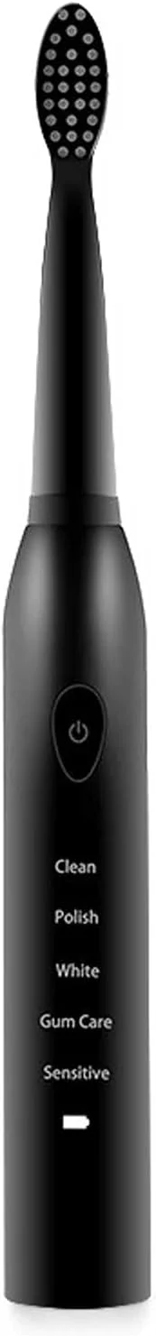 مسواک برقی، مسواک برقی سونیک برای بزرگسالان با 5 حالت، شارژ سریع 2 ساعته و تایمر هوشمند، عملکرد پاک کنندگی قدرتمند
