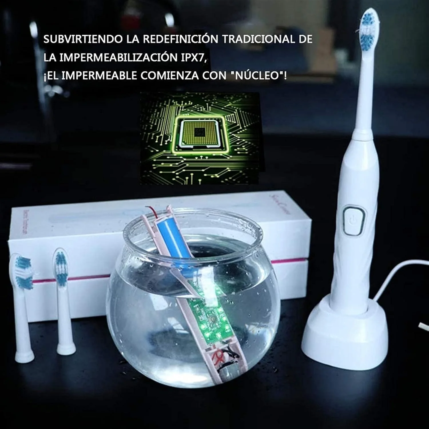 مسواک برقی شارژی UOOD، مسواک صوتی سفید کننده برای بزرگسالان و نوجوانان با 3 حالت، 2 سر برس و 2 جعبه مسافرتی، عملکرد تمیز کنندگی قدرتمند (رنگ: سفید) مسواک برقی شارژی UOOD، مسواک صوتی سفید کننده برای بزرگسالان و نوجوانان با 3 حالت، 2 سر برس و 2 جعبه مسافرتی، عملکرد تمیز کنندگی قدرتمند (رنگ: سفید)